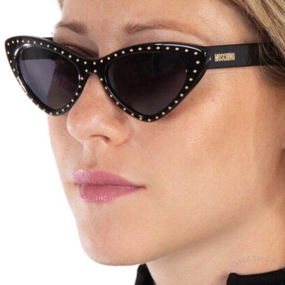 MOSCHINO SUNGLASSES -CAT EYE -NWOT! πππ - Picture 12 of 14